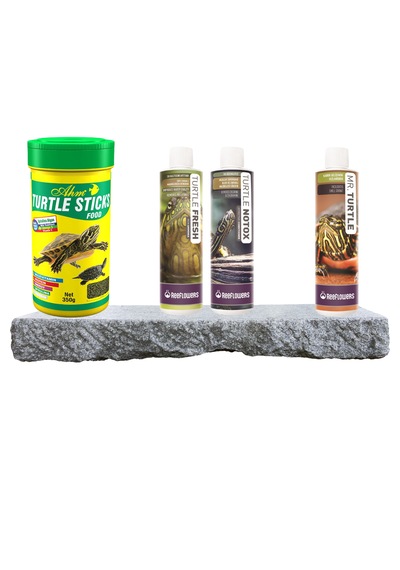 Purecanpati Kaplumbağa Bakım Stick Yem Seti Kabuk Koruyucu Ve Su Düzenleyici