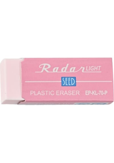 Seed Renklı Seffaf Radar Plastık Sılgı 40 Lı