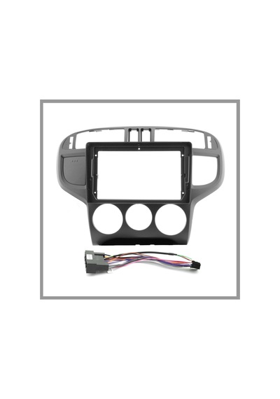 Govimaks Hyundai Matrix 2001-2010 Uyumlu 9 '' Siyah Androıd Multimedya Çerçevesi - Soket
