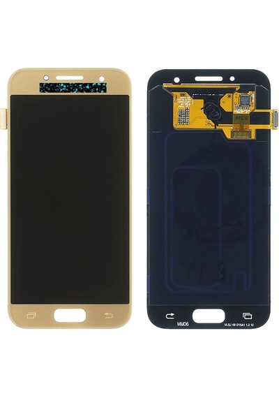 Samsung Galaxy A3 2017 Sm-a320 Lcd Ekran Dokunmatik Gold