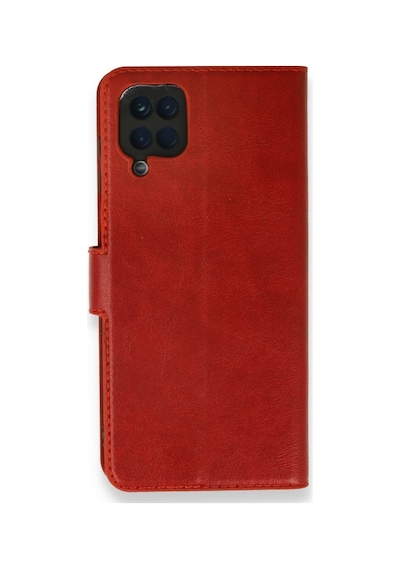 Samsung Uyumlu Galaxy A12 Kılıf Trend S Kapaklı Cüzdanlı Deri Kılıf