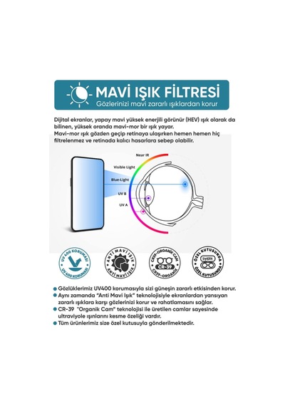 Kadın Metal Mavi Işık Korumalı Dinlendirici Uv400 Ekran Gözlüğü Çok Renkli