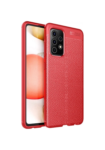 Samsung Galaxy Uyumlu A72 Kılıf Auto Focus Kapak - Kırmızı Bz8683140152710