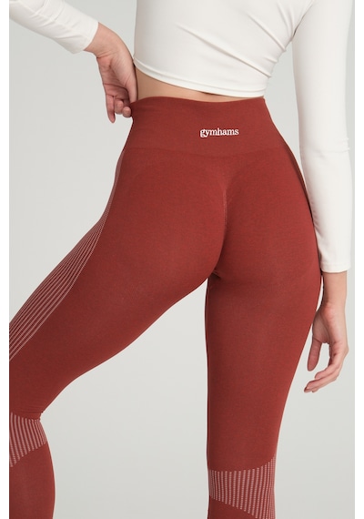 Gymhams Wind Kiremit Kalçası Büzgülü Push Up Tayt
