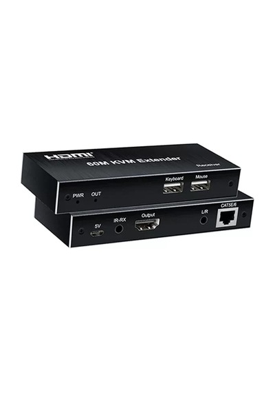 Sh Novacom Nvc-kvm60 4k 60 Metre Hdmı+usb+ır To Cat6 Kvm Extender Najmaddin