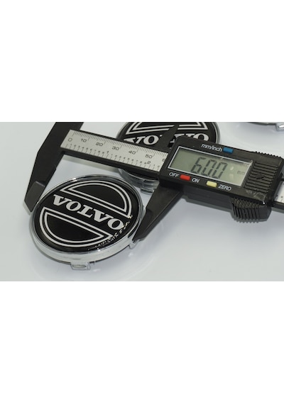Dk Tuning Volvo Jant Göbeği Kapak Seti 60mm Gümüş Renk