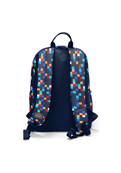 Coral High Lacivert Geometrik Desenli Okul Sırt Çantası 33235 Lacivert