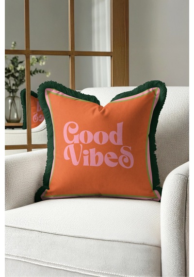 Retro Slogan Pop Art Görünümlü Saçaklı Yastık Kılıfı-bohem Yazı Pembe Siyah Püsküllü Kırlent Kılıfı Sakin Vadi Serenat Retro Slogan Pop Art Görünümlü Saçaklı Yastık Kılıfı-bohem Yazı Pembe Siyah Püsküllü Kırlent Kılıfı Sakin Vadi Serenat