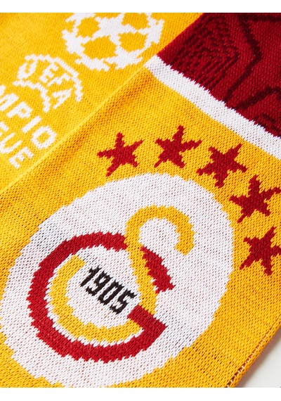 Gsstore Galatasaray Ucl Atkı U252231 Sarı - Kırmızı