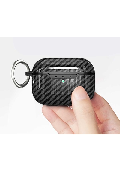 Lexroo Airpods Pro 2 Kılıf Airbag 04 Silikon - Siyah