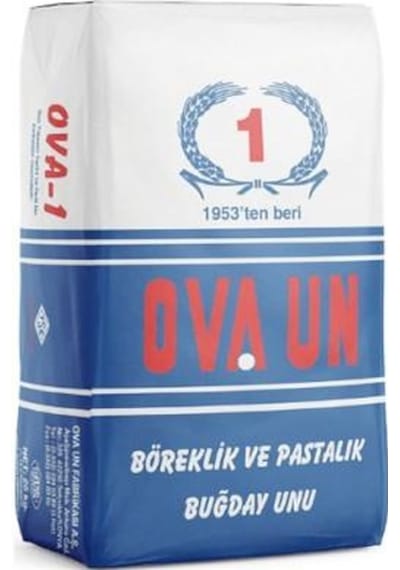 Ova 1 Böreklik Ve Pastalık Buğday Unu 25 Kg
