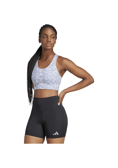 Adidas Run Pkt Ms Aop Kadın Antrenman Sporcu Sütyeni Jn9694 Gri Gri