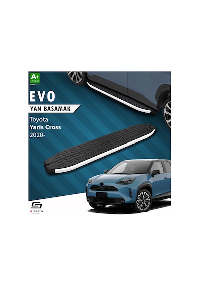 S-dizayn Toyota Yaris Cross Evo Aluminyum Yan Basamak 173 Cm 2020 Üzeri A+ Kalite