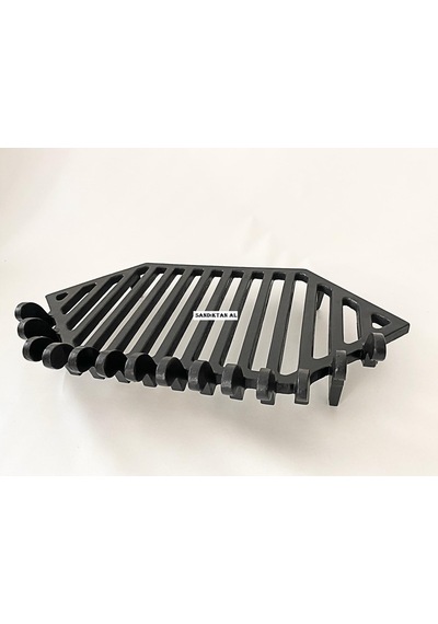 Prizmatik Döküm Izgara Şömine Izgarası 74 Cm X 44 Cm X 40 Izgara