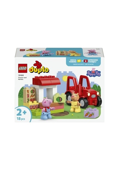 Lego Peppa Pig Traktör Seti, 2 Yaş Ve Üzeri Çocuklar İçin Eğitici