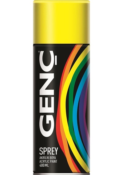 Tr Genç Floresan Sprey Boya 400 Ml 0516 Floresan Sarı Diğer