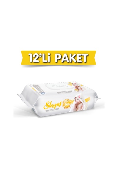 Sensitive Islak Mendil 90'lı X 12 Adet Diğer
