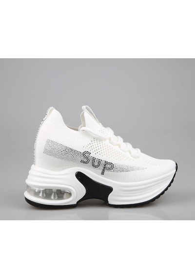 Guja 24y300-3 Dolgu Topuk Beyaz Kadın Sneakers Beyaz