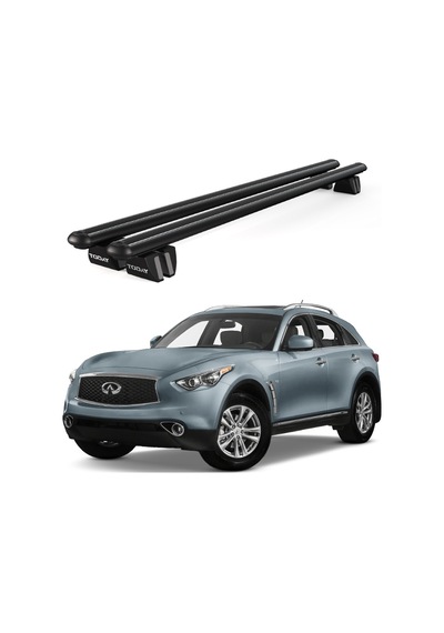 Pençe Infiniti Qx70 2014 Ve Sonrası Uyumlu Siyah Ara Atkı Port Bagaj Tavan Barı
