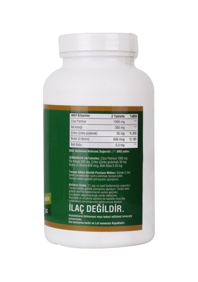Ncs Saw Palmetto 1000 MG 180 Tablet 3 Adet
