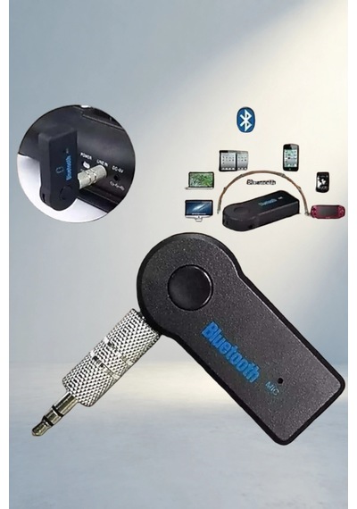 Bluetooth Aux Araç Bağlantı Kiti Tüm Araçlara Uyumlu