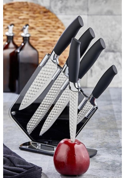 Cooker Ckr-2819 6 Parça Bıçak Seti Gri - Siyah