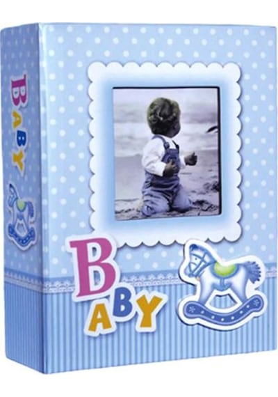 Rabsev 10x15cm 200 Fotoğraf Kapasiteli Lüks Bebek Fotoğraf Albümü RSPP462002-M