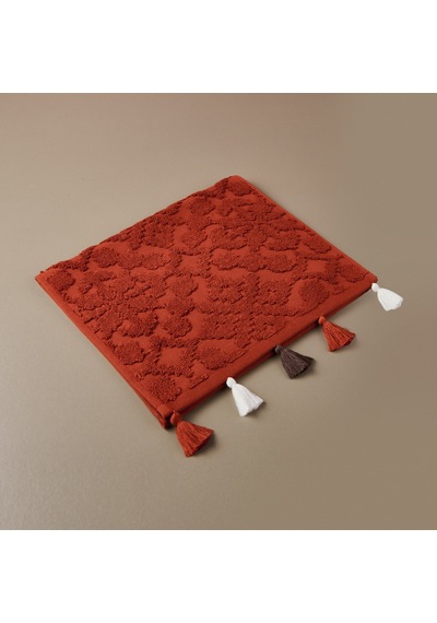 Soft Earthy Hues Juan El Havlusu - Bordo - 30x50 Cm Renkli
