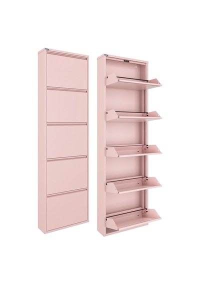 Ceha 5'li Metal Ayakkabılık - Toz Pembe/blush K.AYK-5/M3885