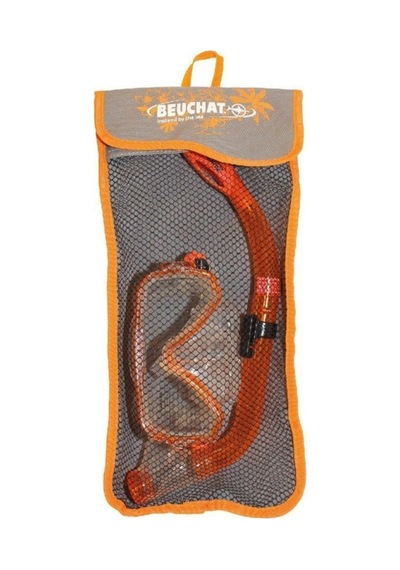 Halikarnasdeniz Beuchat Set Ms Oceo Çocuk Maske Şnorkel(Tahliyeli), Turuncu