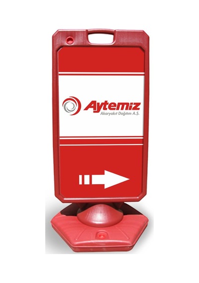 Aytemiz   Reklam ve Yönlendirme Uyari Dubasi A Tabela Kırmızı
