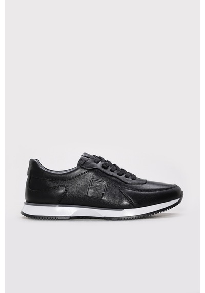Fast Step Hakiki Deri Erkek Casual Ayakkabı 241ma1991 Siyah
