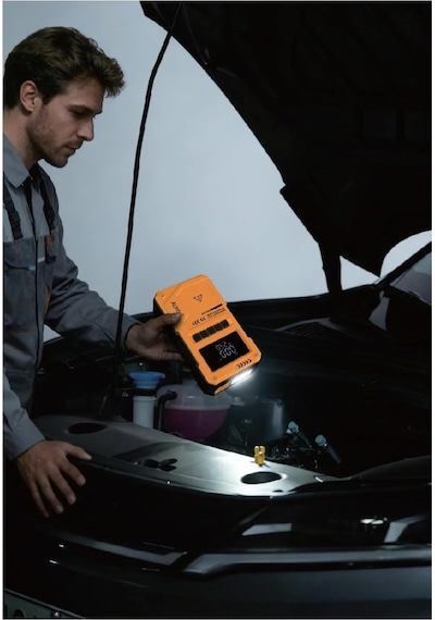 Jump Starter Auhma Akü Takviye Cihazı 10.000 Mah 4'ü 1 Arada Powerbank Çantalı Hava Kompresörü