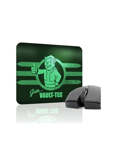 Fallout Kaymaz Dikişli Kauçuk Oyuncu Mousepad V5 - 22x18 Gaming Mouse Pad Fare Altlığı