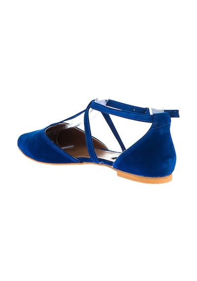 Fox Shoes Saks Mavi Kadın Babet D726537302 Saks Mavisi