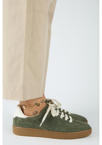 Manijero Krahe Barbella 2 Kadın Hakiki Deri Üç Ayrı Alternatif Bağcıklı Haki-ekru Sneakers Manijero Krahe Barbella 2 Kadın Hakiki Deri Üç Ayrı Alternatif Bağcıklı Haki-ekru Sneakers