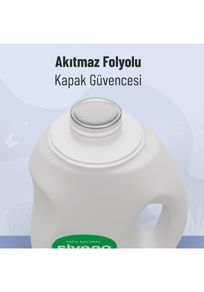 Siveno %100 Doğal Çamaşır Sabunu %100 Bitkisel Deterjan Kendinden Yumuşatıcılı Konsantre Vegan 750 ML