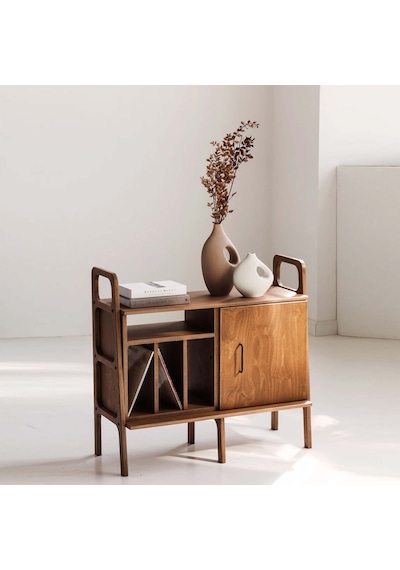 Woodesk Eleganza, Ahşap, Dolap Ve Konsol, 100x90, Tik Renk