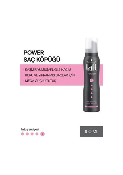 Saç Köpüğü Ultra Güçlü 150 Ml
