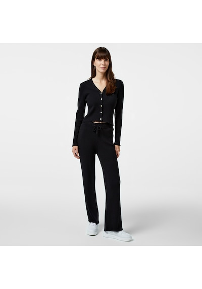Nautica Kadın Siyah Regular Fit Pantolon Düz 47p310t Siyah