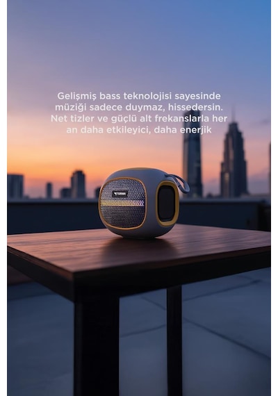 Torima D90 Bluetooth Taşınabilir Hoparlör Gri
