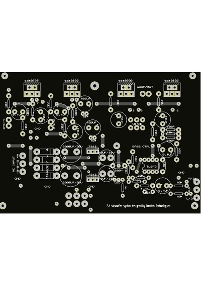 2.1 Çift Kanal Stereo Subwoofer Amfi Devresi Tda2030