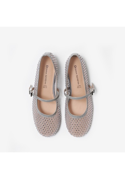 Argento Sandalet Kadın 1f6070ds Donna Serena T. 6070ds Rete Gümüş