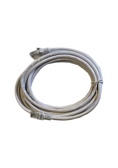 Cat6 Ethernet Kablosu 3 Metre Utp Rj45 Patch İnternet Bilgisayar Modem Bağlantı Kablosu Beyaz