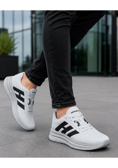 Homiro Fuspedli Poli Taban Günlük Spor Ayakkabı Sneaker Buz-siyah