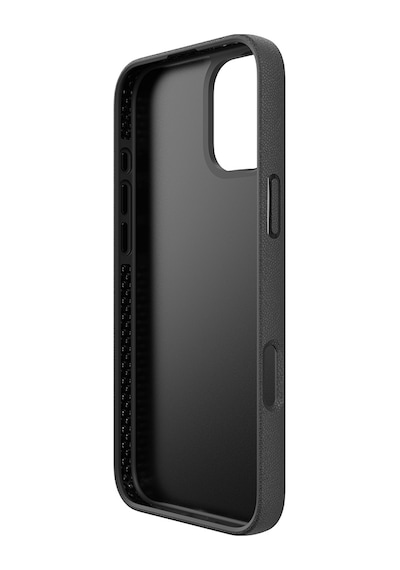 Apple Uyumlu iPhone 16 Kılıf Magsafeli Raptic Slim Wallet Serisi Deri Görünüm Kartlıklı Standlı Kapak Siyah