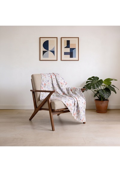 Aryıldız Home Butterfly Tek Kişilik %100 Pamuk Pike 150x220 Cm Renkli