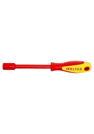 İzeltaş 4773190100 1000V Süngüsü İzoleli Lokma Uçlu Tornavida 10 MM