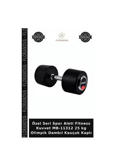 Özel Seri Spor Aleti Fitness Kuvvet Mb-11312 25 Kg Olimpik Dambıl Kauçuk Kaplı Diğer