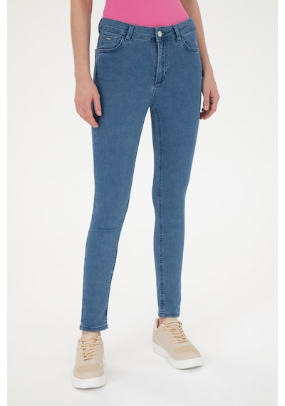 U.S. Polo Assn.  Kadın Açık Mavi Toothpick Fit Jean Pantolon 50289153-DN0021